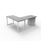 We'Re It Connect It L-Shaped Desk, 77 in D X 30 in H, 60 in W X Thermally Fused Laminate DI60304824L1BBF-WH-GO - alternate 4